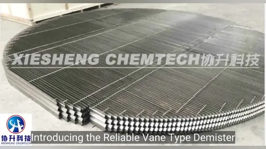 Reliable Vane Type Demister for Effective Liquid-Vapor Separation